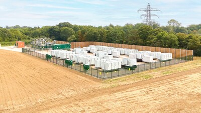 Maldon BESS 40MWh located in Essex, UK. Image courtesy of Eku Energy