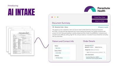 Parachute Health Unveils Innovative AI Intake Solution