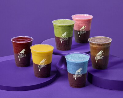 OAKBERRY stirs up the season with all-new layered smoothies