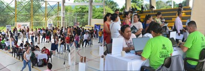 Figure 10 – Employment Fair in Mocoa. (CNW Group/Libero Copper & Gold Corporation)