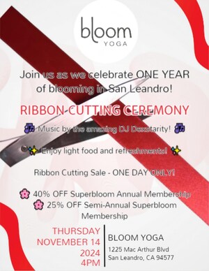 Bloom Together LLC Celebrates New Chapter with Ribbon Cutting Ceremony Hosted by the San Leandro Chamber of Commerce