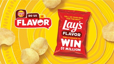 Lay’s is challenging fans to do Lay’s a flavor by submitting their best ideas for the chance to see their chip on store shelves in 2025 and win <money>$1 million</money>.