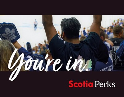 Elevate Your Fan Experience at Scotiabank Arena with Scotia Perks (CNW Group/Scotiabank)