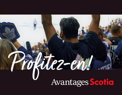 Améliorez votre expérience de fan au Scotiabank Arena grâce aux Avantages Scotia (Groupe CNW/Scotiabank)