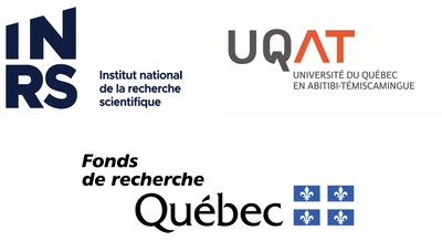 INRS, UQAT and FRQ logos (CNW Group/Institut National de la recherche scientifique (INRS)) INRS, UQAT and FRQ logos (CNW Group/Institut National de la recherche scientifique (INRS))