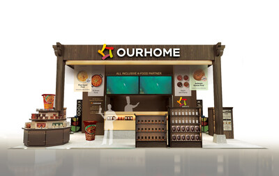 The OURHOME booth at SIAL Paris 2024, taking place from October 19th to 23rd in Paris, France The OURHOME booth at SIAL Paris 2024, taking place from October 19th to 23rd in Paris, France