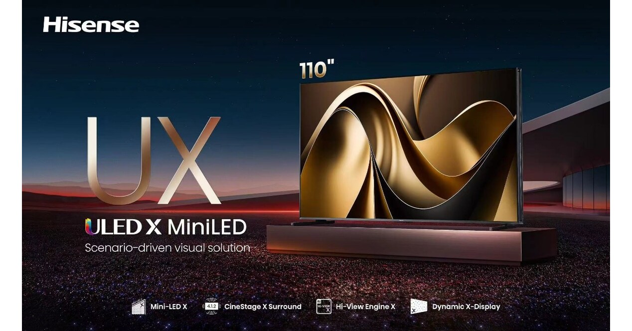 El impresionante televisor LED ULED X Mini de 110 pulgadas de Hisense