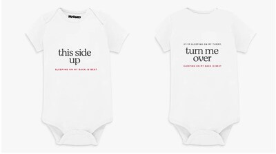 Huggies Safe Sleep Bodysuits, Available While Supplies Last