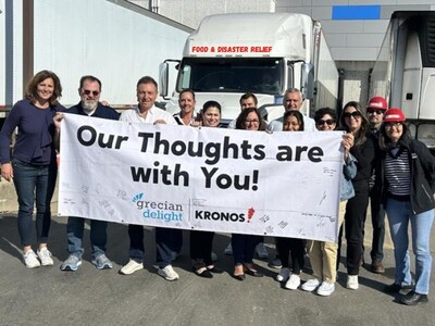 Grecian Delight | Kronos, a leading provider of Greek and Mediterranean food products, is proud to announce a significant donation of over 60,000 pounds of food to support hurricane relief efforts in affected areas.