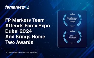 El equipo de FP Markets asiste a la Forex Expo Dubai 2024 y se lleva a casa dos premios