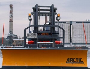 Revolutionize Your Snow Management with the New Arctic Forklift Plow!