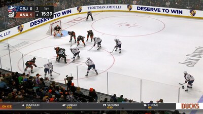 Troutman Amin, LLP branding shown on Honda Center dasher boards in this mock up ahead of first game. (PRNewsfoto/Troutman Amin, LLP)