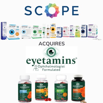 OPTASE by SCOPE range of eye care products & acquired Eyetamins eye supplements.