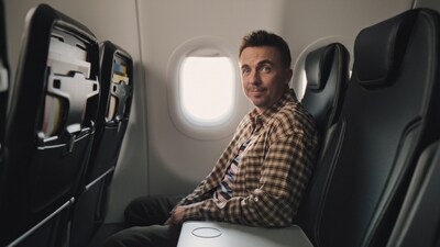 Spirit Airlines launches #NotInTheMiddle ad with Frankie Muniz to promote its new Go Comfy travel option.