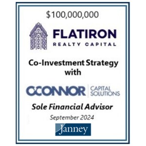 Flatiron Realty Capital and UBS O'Connor Form Co-Investment Strategy