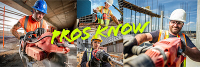 Hilti’s “Pros Know” campaign digs into what really matters to jobsite workers