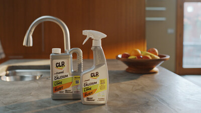 CLR Brands® New Cleaning Power Couple. New Calcium, Lime & Rust Trigger Sprayer Joins Iconic Jug for Double the Sparkle