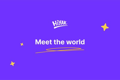 Connecting people globally, HIAYK’s logo and slogan reflect its mission to bring the world closer through spontaneous video chats.