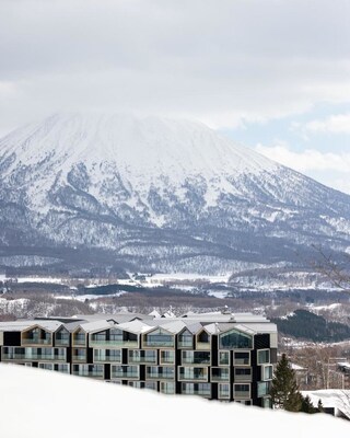 Muwa Niseko, with the breathtaking Mt. Yotei in the background