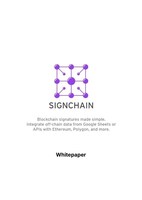 Signchain Whitepaper