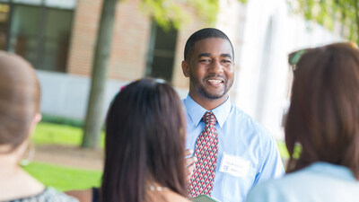 College visits usually include a campus tour.