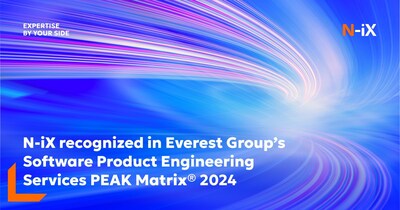 <div>N-iX recognized in Everest Group's Software Product Engineering Services PEAK Matrix® 2024</div>