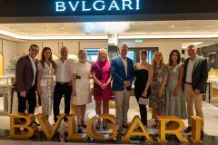 The Ritz-Carlton Yacht Collection, Bvlgari, and Starboard Executives at the Ribbon-Cutting Ceremony