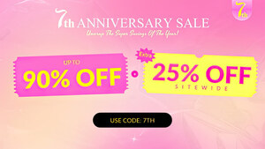 Sunber Hair Celebrates Its 7th Anniversary with an Exceptional Sale