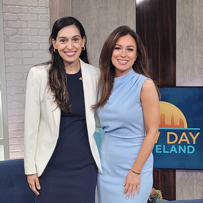 During her interview with FOX8's Natalie Herbick for New Day Cleveland, Dr. Shayda Mirhaidari (left) discussed oncoplastic surgery, a relatively new approach to breast reconstruction. Dr. Mirhaidari is a plastic and reconstructive surgeon with Crystal Clinic Plastic Surgeons.