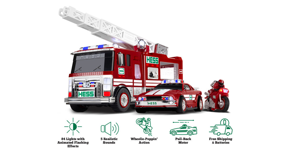 60th Anniversary Hess Fire Truck On Sale Now