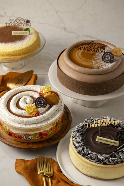 Give Thanks and Cake! Paris Baguette Introduces Four Feastworthy Cakes Perfect for Every Thanksgiving & Friendsgiving Celebration