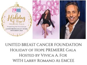 UBCF Holiday of Hope Premiere Gala Features Vivica A. Fox as Host and Larry Romano as Emcee