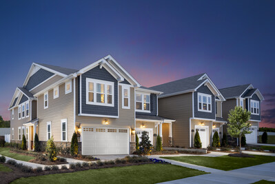 Experience the enchanting twilight at the Briana model in Mattamy Homes' Bailey Run community. (CNW Group/Mattamy Homes Limited)