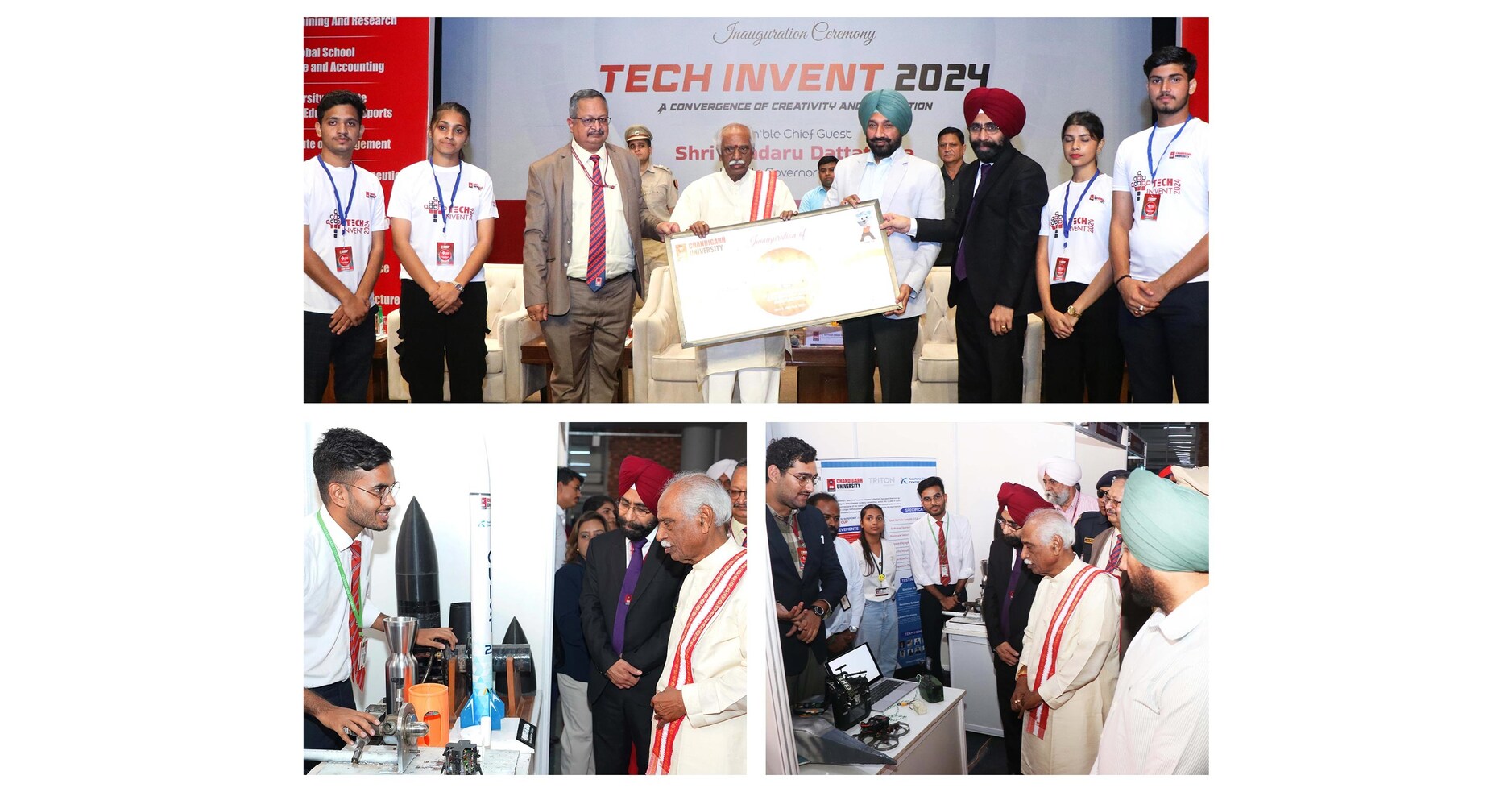 India’s biggest Tech Fest ‘Tech Invent-2024’ Kicks Off at Chandigarh University, Ignites Innovation Across Domains; 55 Events, 20,000 Registrations from 150 Top-Ranked Institutions Across India