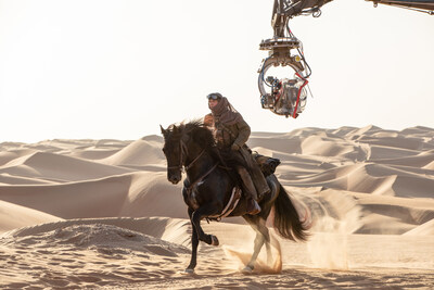 Tom Cruise on the set of Mission: Impossible Dead Reckoning - Part One from Paramount Pictures and Skydance. (PRNewsfoto/Abu Dhabi Film Commission)