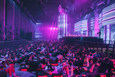 LES MILLS LIVE BERLIN brought 3,000 training fans to the legendary Kraftwerk nightclub for a one-of-a-kind ‘fitness rave’ 