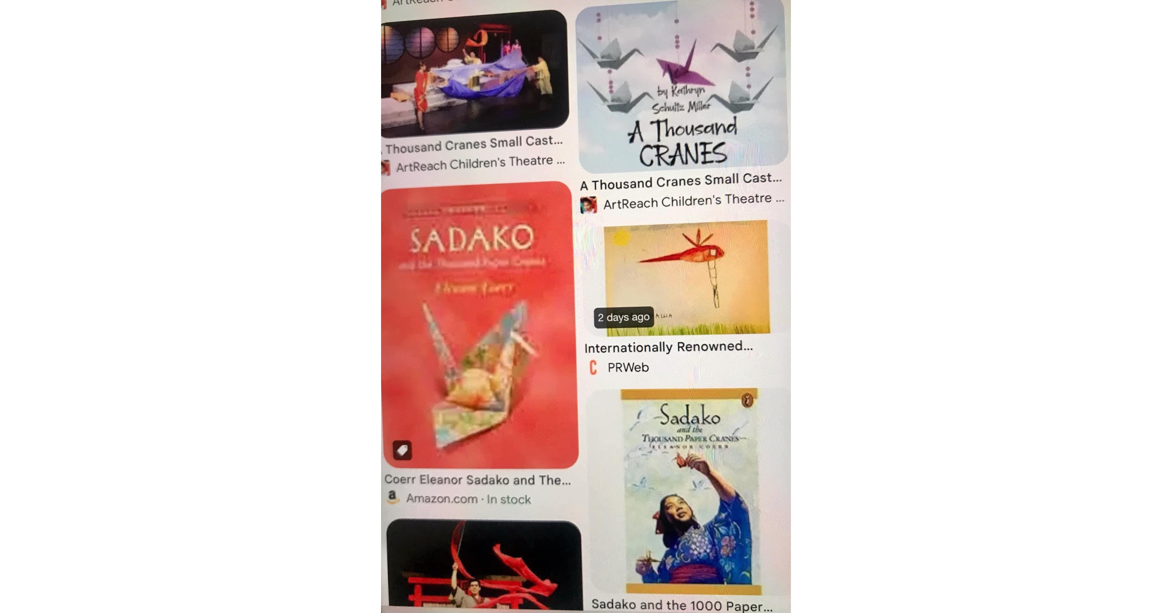 Maria StalinAndriasova Recites "I Am Sadako, A Girl From Hiroshima