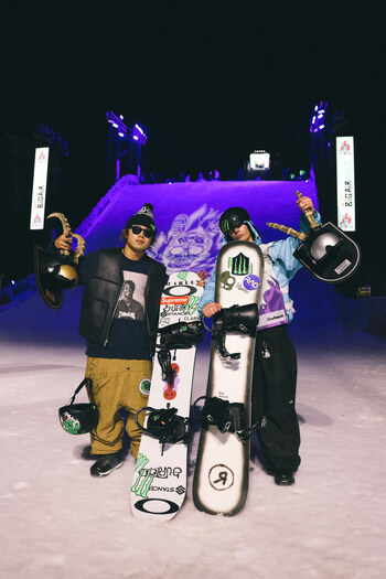 Monster Energy’s Taiga Hasegawa Claims Win and Monster Army's Rocco Jamieson Takes Second in Big Air Chur 2024 Snowboard Competition