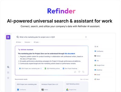 Thinkfree Launches Refinder AI, Global Enterprise AI Search & assistant Solution