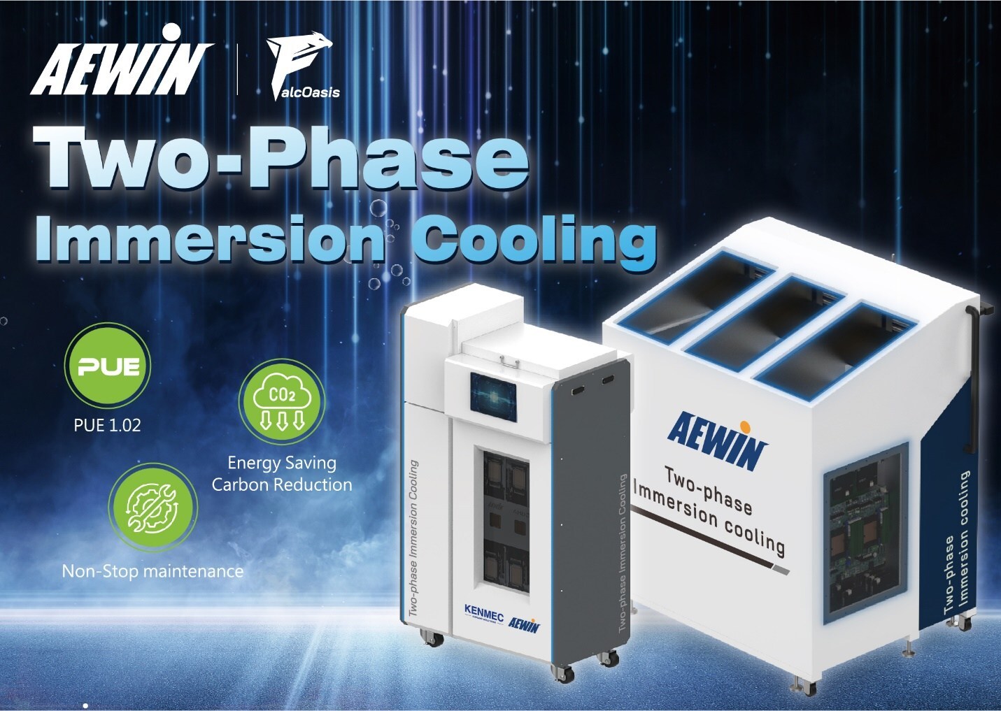 AEWIN Presents Innovative Two-Phase Immersion Cooling Solutions at SC24