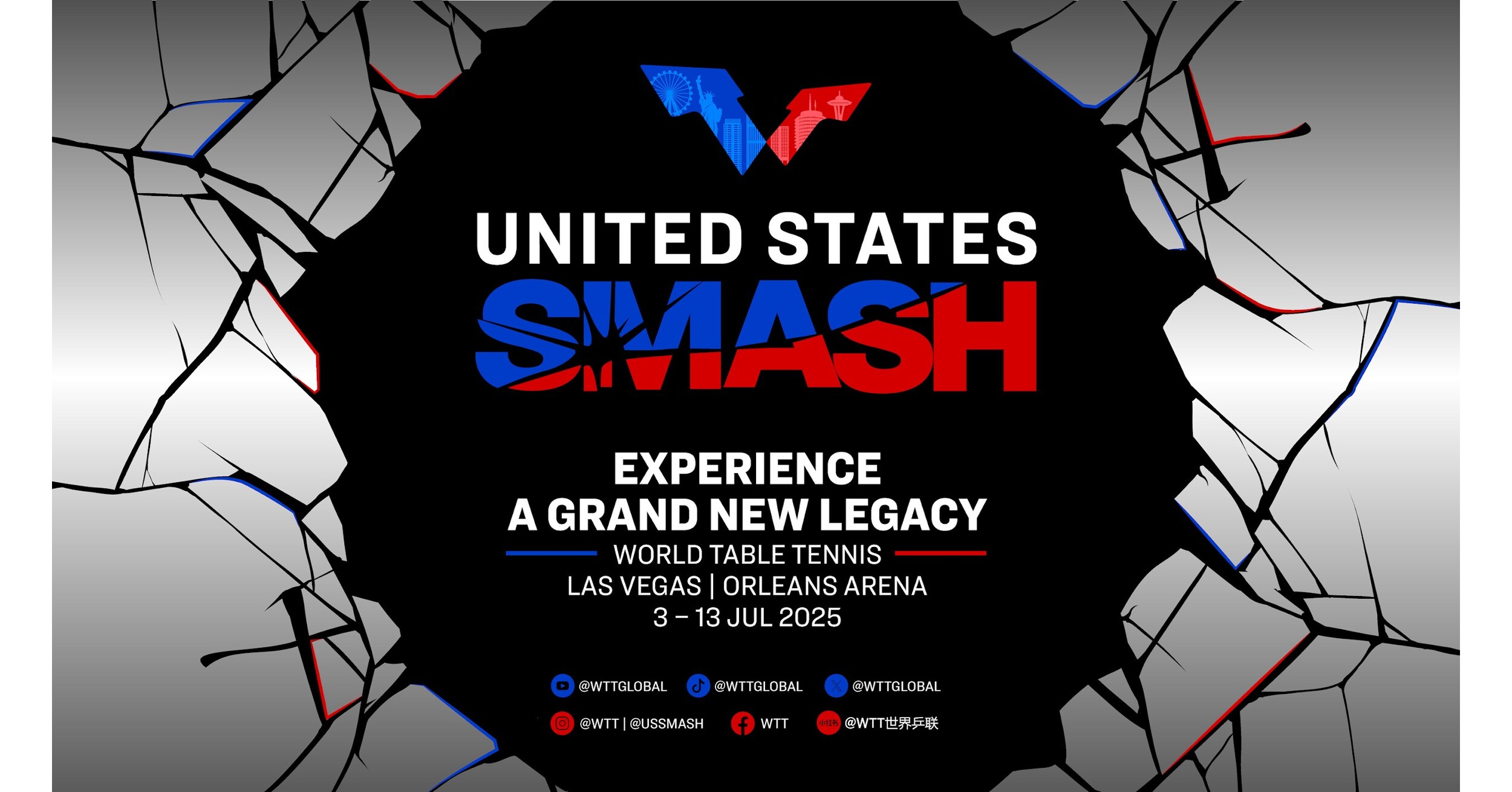 WORLD TABLE TENNIS SET TO ELECTRIFY AMERICA WITH INAUGURAL UNITED STATES SMASH