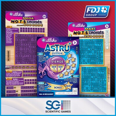 Scientific Games Continues Primary Scratch Card Partnership with La Franҫaise des Jeux