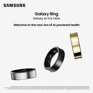 أحدث ابتكاراتها في عالم التكنولوجيا القابلة للارتداء والمعززة بتقنيات الذكاء الاصطناعي Galaxy AIسامسونج تطلق خاتم Galaxy Ring الذكي في الإمارات