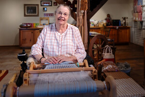 Retired Baylor Professor Spins Yarns and Weaves Life Lessons at Homestead Fiber Crafts