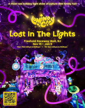 LuminoCity Unveils Its Magical 2024 Holiday Lights Festival, "Wonder Journey," Coming to Freehold, New Jersey, November 15, 2024 - January 5, 2025