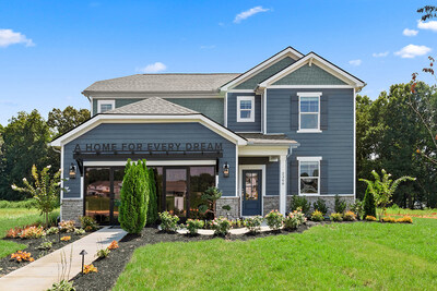 Calderwood Model Exterior | Highland Reserves by Century Communities | New Homes in Pleasant View, TN