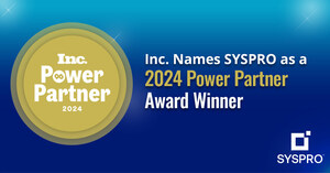 Inc. Names SYSPRO as a 2024 Power Partner Award Winner