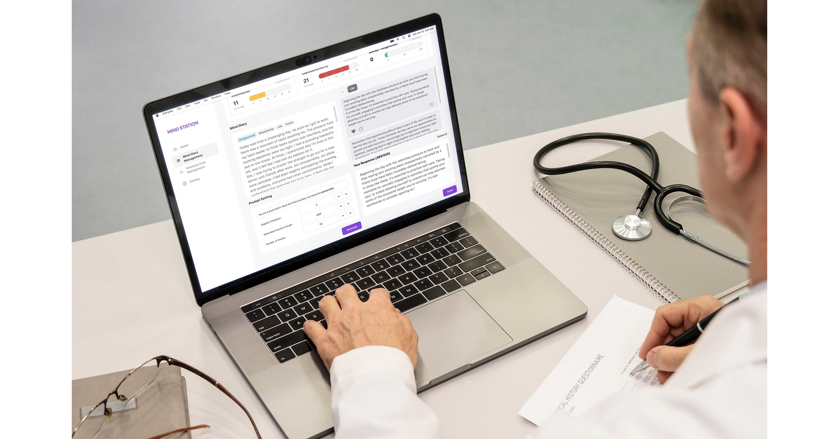 South Korean Mental Tech Startup DoctorPresso Publishes Study to Detect Depression from User-Generated Diary test data in International Journal