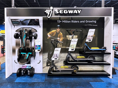 Segway's new micromobility displays will roll out to more than 50 Best Buy stores.