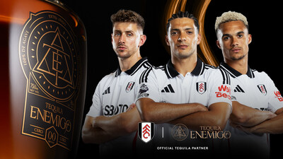 Em uma parceria histórica com o Fulham Football Club, a Tequila Enemigo se torna a primeira parceira de Tequila de um time da Premier League inglesa e a Tequila Oficial do Fulham Football Club e do Fulham Pier.